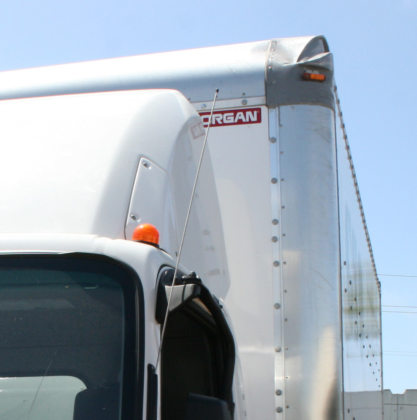 Box Truck Corner Cap Damage Hayward Truck Painting and Collision Repair